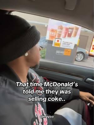 That time mc donalds told me they was sellin cok3 🥤  #treyco #funny #mcdonalds #entertainment #drivethrough #fastfood #doublecheeseburger #viral #fyp #comedy #funnyvideos 