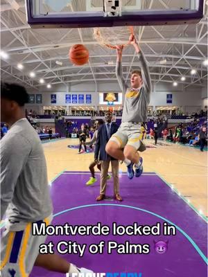 Chipotle National Champions makes their debut at City of Palms 😮‍💨 #montverde #basketball #basketballtiktok #floridacheck #florida #highschool #warmups #lockedin #chipotle 