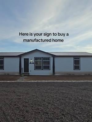 New manufactured home! Home for the holidays 🏠 #manufacturedhome #farmhouse #barndominum #doublewide #newmexico #shop #newbuild #dreamhome #claytonhomes 