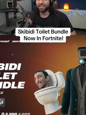 Skibidi Toilet Bundle Now in Fortnite! #sypherpk #fortnite #skibiditoilet 