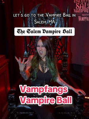 The annual Salem Vampire Ball, hosted by @Vampfangs 🦇 This is truly the party of the year for goths. #vampireparty #vampfangs #salemma #vampireball #gothtiktok #vampiretiktok 