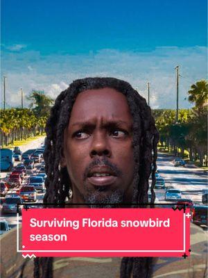 Surviving Florida snowbird season #florida #floridian #snowbirdseason #omgitswicks #surivingflorida