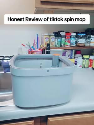 Honest review of the viral spin mop. I can definitely see why it has went viral! this thing is amazing! you should definitely get it! it will save you time and effort 👌 #disabledmama #spoonie #alt #viralvideo #viralspinmop #mop #CleanTok #clean #mopping #shiny 