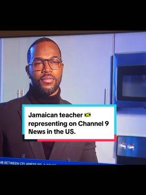 Jamaican 🇯🇲 teacher representing on Channel 9 News in the US. #jamiacantiktok #edutok #blackmaleeducator #creatorsearchinsights #teachersoftiktok #charlotte 