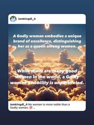 No woman is more noble than a Godly woman.💯 . . #poohtalks #realtalk #motivation #christistheway #relationshipgoals #godlywoman 