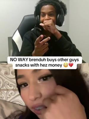 NO WAY brenduh buys other guys snacks with hez money 😳💔 #hezfromdao #ilybrenduh #streamer #kick #brenduh #viral #kickclips #fyp 