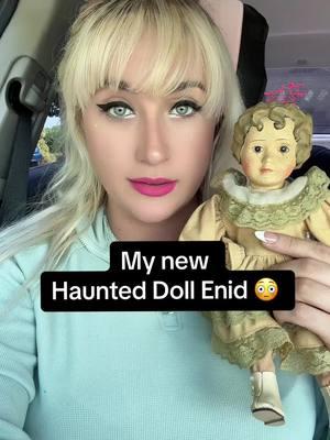 My Haunted Doll Enid 😱😳 (repost) #haunteddolls #hauntedtiktok #hauntedobjects #paranormaltiktok #paranormalactivity #horrortiktok 