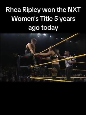 #rhearipley won her first championship in #nxt 5 years ago today #rhearipleywwe #rhearipleyedit #rhearipley_wwe #rhearipleyfan #rhearipleyedits #livmorgan #dominikmysterio #livmorganwwe 