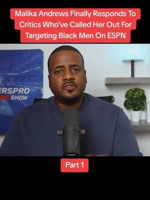 Malika Andrews Finally Responds To Critics Who’ve Called Her Out For Targeting Black Men On ESPN  #malikaandrews #espn #blackmen #nbamedia #sportsmedia #malikaandrewsespn 