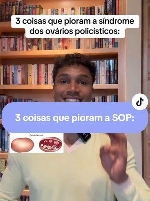 3 COISAS QUE PIORAM AINDA MAIS A SÍNDROME DOS OVÁRIOS POLICÍSTICOS (SOP) 🎯 1ª: Dormir tarde e desregular a glicose Não priorizar o sono aumenta o estresse e bagunça os hormônios, piorando a resistência à insulina, uma das principais causas da SOP. 🎯 2ª: Não comer proteínas e fibras suficientes Refeições desequilibradas, com menos de 30% de fibras e proteínas, podem elevar a insulina e piorar os sintomas. 🎯 3ª: Culpar os médicos e não agir pela própria saúde Responsabilizar apenas o profissional não resolve. Pequenas mudanças na alimentação e estilo de vida são essenciais para o controle da SOP. Quer mudar isso? Cuide do seu sono, equilibre suas refeições e tome as rédeas da sua saúde! 💪 #ovarios #ovariospolicisticos 