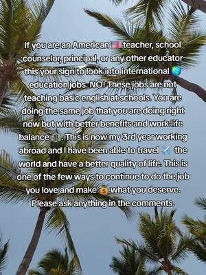 Worked in 🇲🇽, and now 🇯🇵 #InternationalEducation #InternationalSchool #ExpatTeacher #PublicSchoolTeacher #TeachingAbroad #SearchAssociates #SchoolCounselor #Principal #TeacherTips #LivingAbroad #NEA #