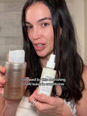 So refreshed and the shine is everything ✨ @THE OUAI #OUAIPartner #hairroutine 