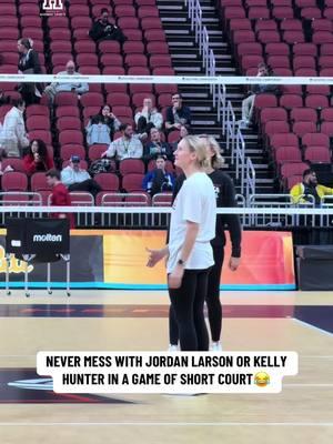 Husker legends and now Husker coaches never lose that competitive fire 😂 #Huskers #ncaavolleyball #huskernation #collegevolleyball #nebraskatok 