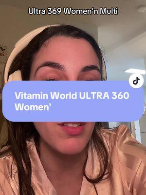 A parte no es pesado para el estomago🥹 #VitaminWorld #ultra360womenmulti #TikTokShop