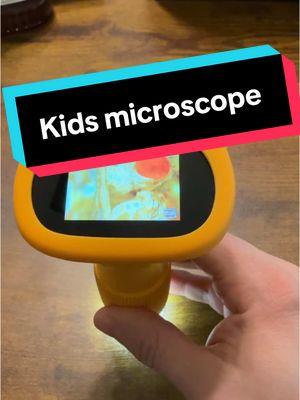 Dont be the parent that didnt get your kid this microscope! #tiktokshopholidayhaul #microscope #kidstoy #kidslearning #educationaltoy #microscopechallenge #giftideas 