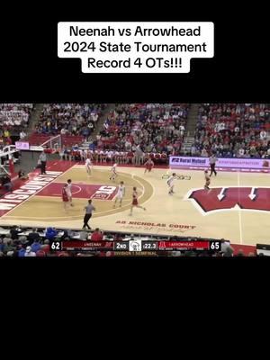 Does Wisconsin need a shot clock? Neenah held ball for over a minute in each overtime except for the 4th #wisconsin #fyp #sports #CapCut #wiaa #higshchool 