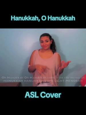 Another Holiday song cover! 12 days of past holiday covers before I post a new one!  Full video is up on youtube  Disclaimer: I am not fluent and will make mistakes. Please correct any you see. These videos are NOT to teach  and do NOT bring in any profit to me. They are a fun tool to help me learn and receive feedback.  #Hannukah #wintersong #hannukahohhannukah  #asl #signlanguage #americansignlanguage #aslanissa #Holidays  