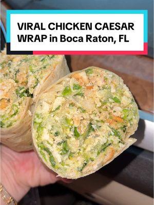 DALLAS PEOPLE PLZ LEMME KNOW IF ANY CHICKEN CAESAR WRAP HERE COMPARES!! 😭😭 Vinnys in Boca Raton, FL officially has the best chicken caesar wrap I’ve had yet!!! Did not disappoint get on a plane or train or car to fo tey it asap!! 🌯 #chickencaesarwrap #vinnysboca #vinnys #bocaraton #southfloridafood #caesarwrap 