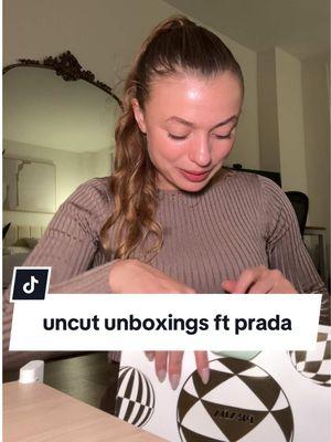 episode 1 of uncut unboxings ft a surprise package from @pradabeauty & @Clarins Official @Clarins USA 🤍 so forever grateful and still cannot believe that i get surprise packages🥹 lmk how you’re liking the uncut version of these unboxings! i have an @abercrombie haul coming very soon!! #pradabeauty #pradabeautybalm #pradabeautylipstick #pradabeautylipbalm #clarins #clarinslipoil #clarinslipcomfortoil #clarinsdoubleserum #beautyunboxing #makupunboxing #uncutunboxings #pradahaul #prada 