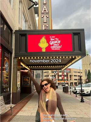 Manifesting is so real. One year later and i checked off a huge bucket list moment. To perform at the theater you grew up in is so surreal. SO grateful❤️✨🎀🤭🎉 #dance #fyp #theater #grinch #theatrekids #theatertiktok #dancer 