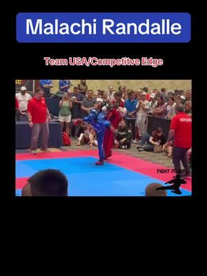 Malachi Randell! #headkick #knockdown #knockout #ko #sidekick #teamusa #karate #taekwondo #pointfighting #pointfighter #blackbelt #martialarts 