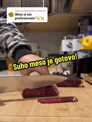 Replying to @FloraS456 smoked beef 🥩 suho meso ili sto bi moji Visocani rekli pecenica je gotova i spremna da se jede :) #DailyRoutine #dailyvlog #contentcreator #bosanka #fyp #mirela #suhomeso #smokedbeef #meat #pecenica 