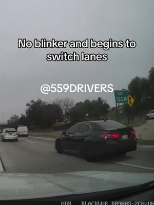 Blinkers are so hard to use #fyp #foryou #instantkarma #instantkarmadriving #dashcam #baddriversoftiktok #dashcamvideos #baddriver #karma #fresno #559 