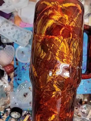 Cheifs Tumbler stages. I still have to put the vinyl around the pictures. #SmallBusiness #greenscr #foryourpage #fire #foryourpage #footballtiktok #cheif #kc #epoxy #orenge #red#orange #red#black#mic #powders@Kidrockmom @4DaughtersDesigns.jen @Wendi_GST @UncleBuck 