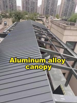 Aluminium alloy canopy, weather resistant.#awning #awnings #canopy #sunshade #outdoorliving  #aluminium #install #tottme #tottmetal