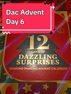 DAC Advent. Day 6 #diamondpainting #dac #diamondartclub #diamondartpainting #diamondart #christmas #adventcalendar #crafts #diamondartkit #fun 