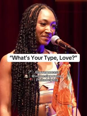 “The type of love to make Love Jones jealous when @netflix asks are you still watching, type of love.” 💕  🎤 @lovemeeasy @cari jané  🎥 @bagiimage  🏠 @worldcafelive  📍 Philadelphia  🧡 The Place Artists Call Home  📺 Cari Jane - “What’s Your Type, Love?” @ Voices In Power https://youtu.be/7NxrReihwjk?si=sjW2F1yJ6HrVGpJq 🎫 https://voicesinpower.com/apoetryopenmicexperience Hope to see you with us soon, whether live or online. What’s your favorite line or an emotion felt from this poem? 💭 #voicesinpower #poetry #openmic #philly 