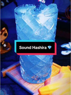 Sound Hashira from Demon Slayer 💎  - - - - #nerdytavern #cocktails #mixology #demonslayer #kimetsunoyaiba #hashira #soundhashira #tengenuzui #raychase #anime #crunchyroll #soundbreathing #gurenge @crunchyroll @Torani @Ocean Spray Inc. 