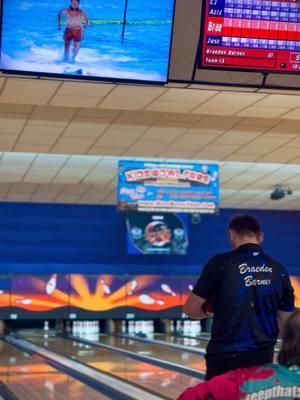 Barton Colleges very own Braeden Barnes with a very nice 300 game tonight after bouncing back from a tough 10th frame last week during the Wednesday Night Mixed League at Westview Lanes in Wilson, NC. #bartoncollege #wilsonnc #collegesports #bowling 