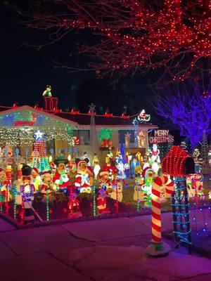 I love Christmas. 🥰🎄 #christmaslights #christmasdisplay #christmascountdown #holidaylights 