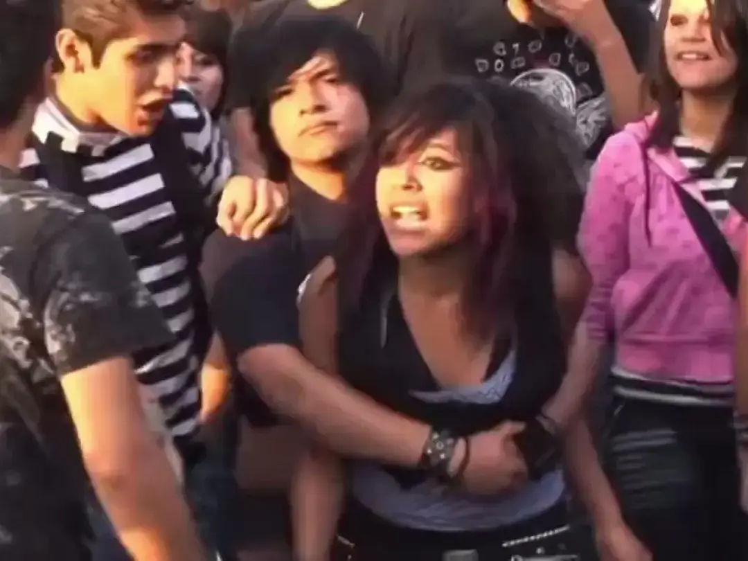 On March 16 of 2008, hundreds of teenagers gathered in the streets of Querétaro, Mexico facing off in a bizarre and oddly humorous battle of subcultures. The fight was between fans of punk music, which had a long and influential history, and fans of the newly popular emo music. After hours of threats and police intervention, the conflict only came to a halt when a group of Hare Krishna monks started parading through the square... The Emo-Punk War actually started online across social media networks like MySpace. Many emos complained that they were getting violent threats and messages from punk followers, who accused them of stealing their style and hairdos. On March 16, the emos decided to organize a peaceful demonstration to argue for tolerance between the subcultures. But when the punks heard about this, they started ganging up for a violent demonstration of their own. The two sides clashed in a flurry of studded belts, spiky hair, and heavy boots. 100 police officers were called to the scene, but no one could stop the mass of brawling teenagers. Suddenly, the air was filled with the sound of drums and chanting. Out of nowhere, a group of robed monks paraded through the city square, bringing the fighting to a pause. Thanks to this divine intervention from the peaceful monks, the Emo-Punk War of 2008 finally ended. Looking back, this hilarious event is remembered as proof of how crazy a Sunday in Mexico City can get. With punks, emos, and robed monks battling in the streets, the Emo-Punk War still stands as one of the most surreal moments in modern history... (credit @ cultra.violet/ig) #emo #punk #emopunkwar #mexico #punkculture #emoculture #2008 #punkscene #early2000s #mexicopunk #chicano #fyp #targetaudience #niche #emoscene #popculture 