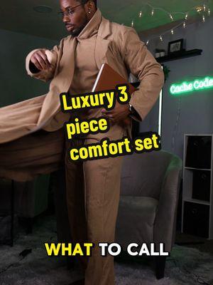 This men's comfort set is the perfect blend of casual and luxury. Keep them on their toes with this suit set. Dress it up or dress it down. The choice is yours.  #MensFashion #WinterStyle #SherpaSeason #CozyAndCool #MensWardrobeEssentials #GiftForHim #HolidayShopping #ChristmasGiftIdeas #WinterWardrobe #StayWarmInStyle #TikTokShopFinds #TikTokShopHolidayHaul #SweaterWeather #TikTokMadeMeBuyIt #HolidayGiftGuide