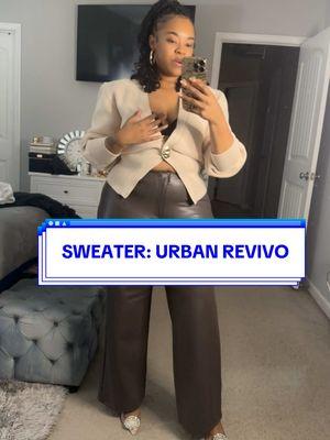 Sweater: Urban Revivo #grownwoman #class #fyp #targetfinds #targetmusthaves #TikTokShop #style #curvytiktok #fypppppppp #outfitideas #outfitinspo #40plus #40andover #fashioncontent #styleinspo #foru 