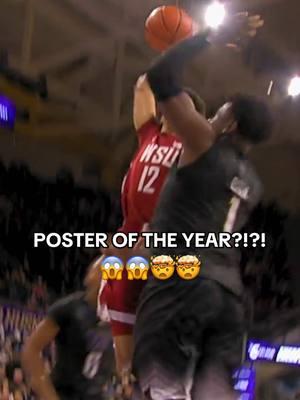 INSANE!!! #collegebasketball #basketball #poster #dunk #Washington #WashingtonState 