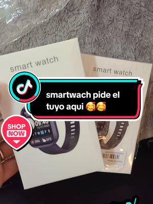 Smartwach pide el tuyo aqui 🥰🥰 #fyp #viral #TikTokShop #reloj #relojinteligente #smartwatch #smartwatches #smartwatchviral  #tiktokshopholidaydeals #latinos #holidayhaul #tiktokshopholidaysale #tiktokshopholiday #usa #desireetp #viral #foryou #yailin #navidad #goviral #foryou #parati 