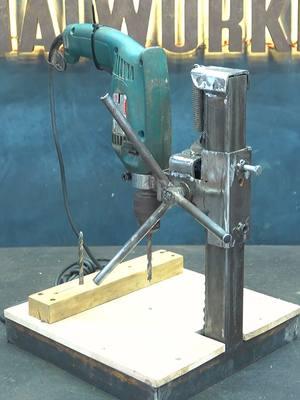 You Won't Believe How EASY It Is to Make a Drill Press Stand! #DIY #craft #crafty #metalworking #crafts #DiYer #tooltips #tips #diyer #making #Metal #metalwork #jigs #hack #trick #make #handmadegifts #welder #welding #DIY