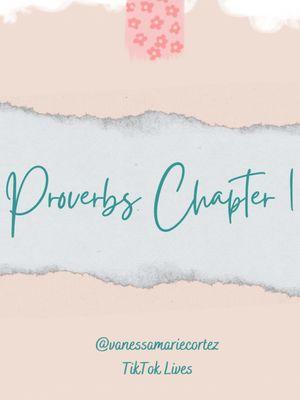 Proverbs Chapter 1 Live Reading #proverbs1 #proverbs #vanessamariecortez2024 #vanessamariecortezlive #vanessamariecortez #bibleNess #bibleread 