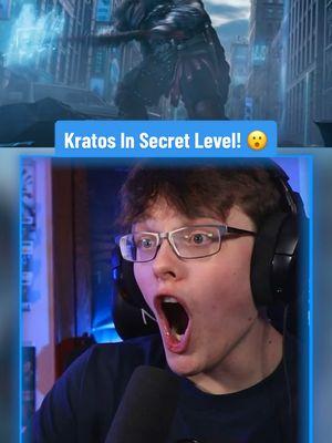 Kratos In Secret Level! 😮 #kratos #godofwar #secretlevel #react #reaction #dravenreacts #playstation #helldivers 