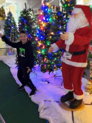 SANTAS COMING TO TOWN! 🤣🎅🏼 #christmas #dubstep #fyp #minime #santadance #santa #menards #trending #son 