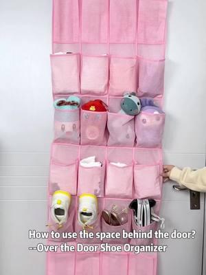 How to use the space behind the door?----Over The Door Organizer#organizedhome #homyfort #overthedoororganizer #organizershoerack 