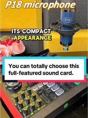 You can totally choose this full-featured sound card.#tenlamp #soundstouse #soundeffects #directseeding #fyp #TikTokShop #tape #singing #speaking #soundcard 