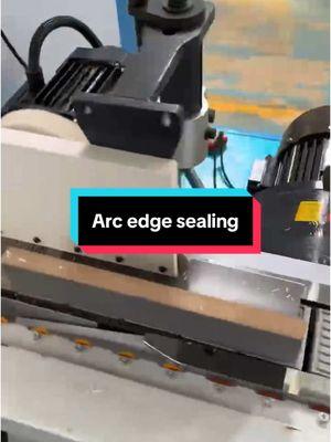 Arc edge banding machine #arcedgebandingmachine #edgebandingmachine #beveledgebandingmachine #furniturefactory #edgebander #fyp #chinafactory 