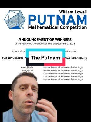 Replying to @sherlockkhomes I'm not a fan of the Putnam, here is why #math #mathtok #putnam #mathexam #research #college #mathmajor #stem 