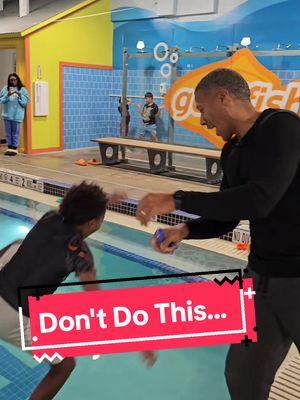 Did your #parents do this? Learn to #Swim a safer way w/ #swimLessons at #GoldFishSwimSchool #safetyFirst #GentalParenting No #LittleLaniers were hurt in the making of this #skit ;) #NewsAnchorDad keeps it safe;)