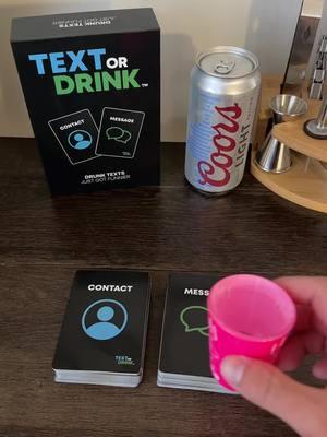 This party game will have you crying😂😭 #textordrink #drinkinggamesss #partygames #shotsss 