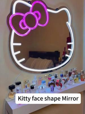 I am super happy with it! Love it! #hellokittymirror #hellokitty #hellokittydecor #hellokittyledmirror 